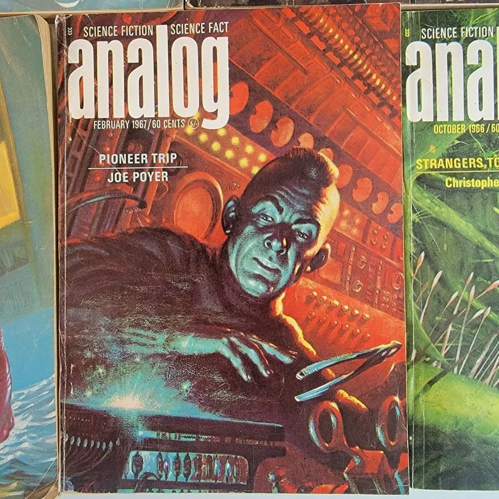1966 Science Fiction Book Lot 5 Analog Paperbook‎ Books